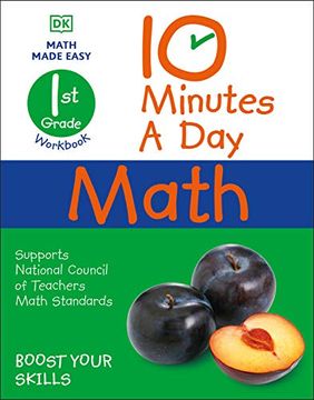 portada 10 Minutes a day Math, 1st Grade (en Inglés)