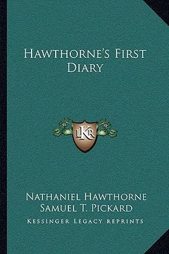 portada hawthorne's first diary (in English)