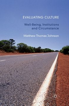 portada Evaluating Culture: Well-Being, Institutions and Circumstance (en Inglés)