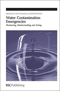 portada Water Contamination Emergencies: Monitoring, Understanding and Acting (Special Publications) (in English)
