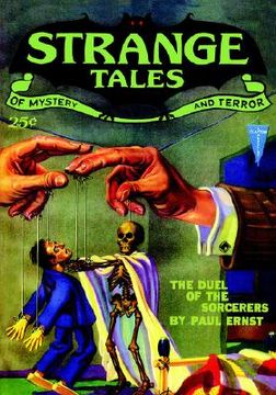 portada pulp classics: strange tales #4 (march 1932)