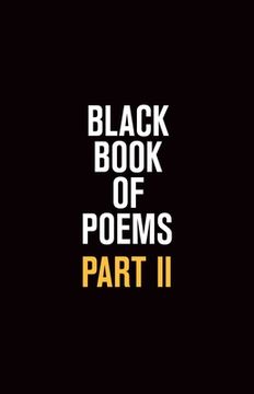 portada Black Book of Poems II (en Inglés)