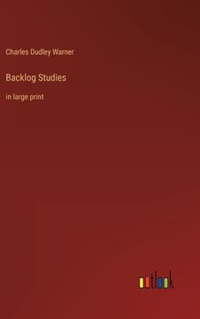 portada Backlog Studies: in large print (en Inglés)