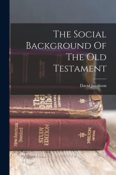 portada The Social Background of the old Testament (en Inglés)