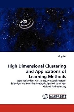 portada high dimensional clustering and applications of learning methods (en Inglés)