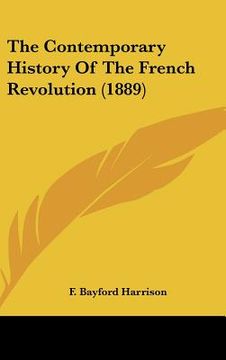 portada the contemporary history of the french revolution (1889) (in English)