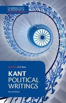 portada Kant: Political Writings 2nd Edition Paperback (Cambridge Texts in the History of Political Thought) 