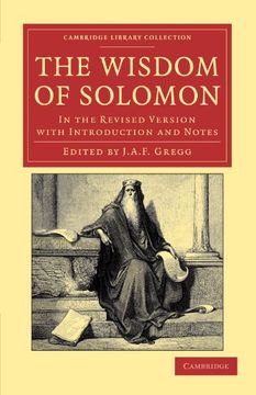 portada The Wisdom of Solomon Paperback (Cambridge Library Collection - Biblical Studies) 
