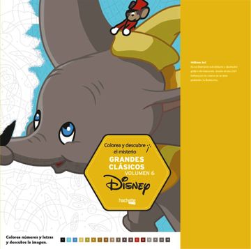 portada Colorea y Descubre el Misterio-Grandes Clásicos Disney Volumen 6