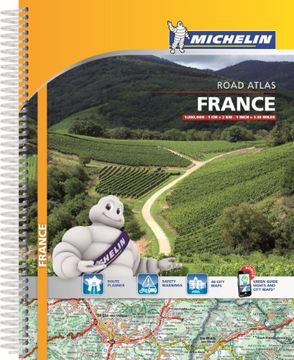portada Michelin France Atlas Spiral (Atlas (Michelin))