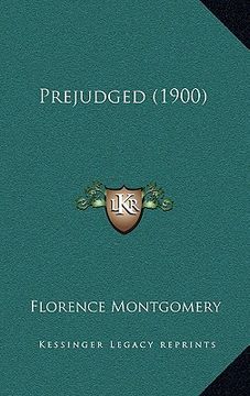 portada prejudged (1900) (en Inglés)