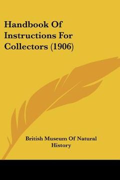 portada handbook of instructions for collectors (1906)