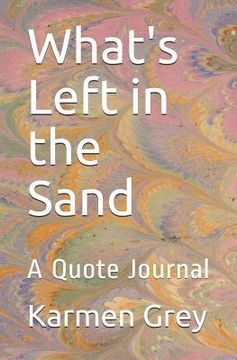 portada What's Left in the Sand (in English)