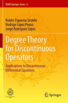 portada Degree Theory for Discontinuous Operators: Applications to Discontinuous Differential Equations (in English)