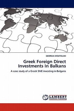 portada greek foreign direct investments in balkans (en Inglés)