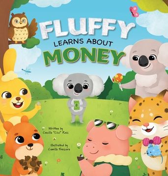 portada Fluffy Learns About Money (en Inglés)