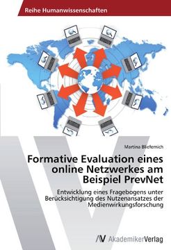 portada Formative Evaluation Eines Online Netzwerkes Am Beispiel Prevnet