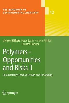 portada polymers - opportunities and risks ii: sustainability, product design and processing (en Inglés)