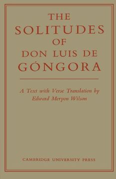portada The Solitudes of don Luis de Góngora Paperback (en Inglés)