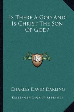 portada is there a god and is christ the son of god? (in English)