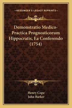 portada Demonstratio Medico-Practica Prognosticorum Hippocratis, Ea Conferendo (1754) (in Latin)