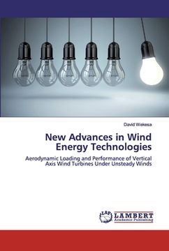 portada New Advances in Wind Energy Technologies (en Inglés)