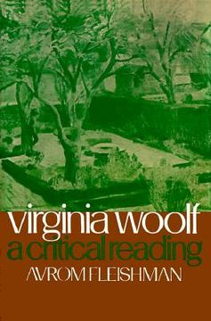 portada virginia woolf: a critical reading (en Inglés)