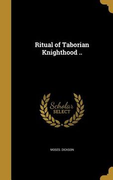 portada Ritual of Taborian Knighthood ..