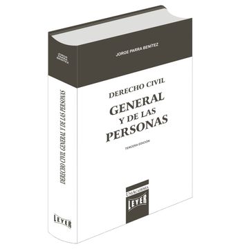 portada Derecho Civil General y de las Personas (in Spanish)