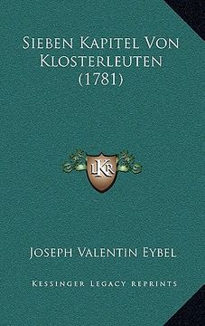 portada Sieben Kapitel Von Klosterleuten (1781) (in German)