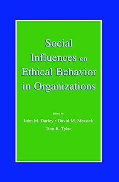 portada Social Influences on Ethical Behavior in Organizations (in English)