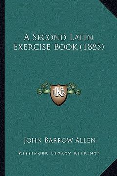 portada a second latin exercise book (1885)