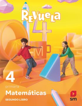 portada Matematicas 4º Educacion Primaria Trimestres Tematicos Proyecto Revuela ed 2023 mec
