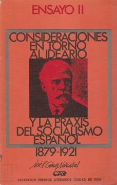 portada Consideraciones en Torno Ideario Praxis Socialismo e