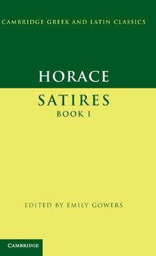 portada Horace: Satires Book i Hardback (Cambridge Greek and Latin Classics) (en Inglés)