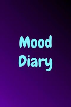 portada Mood Diary: Purple and Black Gradient Background