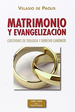 portada Matrimonio y Evangelización: Cuestiones de Teología y Derecho Canónico (in Spanish)