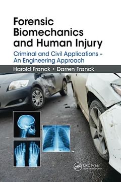 portada Forensic Biomechanics and Human Injury (en Inglés)