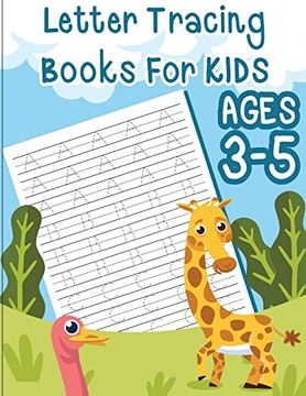 portada Letter Tracing Books for Kids Ages 3-5: Letter Tracing Book for Preschoolers, Letter Tracing Workbook, Letter Tracing Preschool (en Inglés)