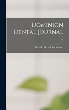 portada Dominion Dental Journal; 29 (in English)