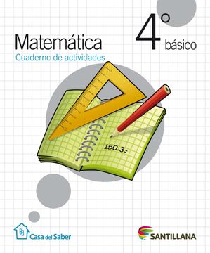 Libro Matemática 4 Básico Cuaderno De Actividades Casa Del Saber ...