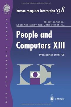 portada people and computers xiii: proceedings of hci '98 - sheffield, 1-4 september 1998 (en Inglés)