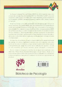portada Terapia Conductual Racional Emotiva Rebt (in Spanish)