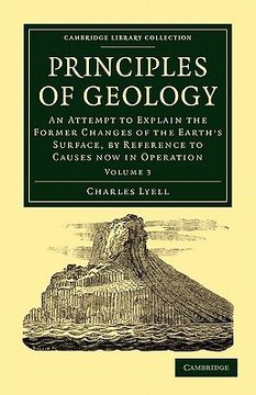 portada Principles of Geology 3 Volume Paperback Set: Principles of Geology: Volume 3 Paperback (Cambridge Library Collection - Earth Science) (in English)