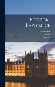 portada Pethick-Lawrence; a Portrait (en Inglés)
