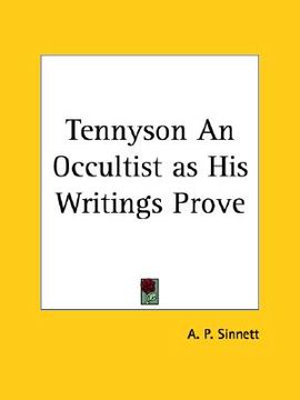 portada tennyson an occultist as his writings prove (en Inglés)