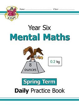 portada New ks2 Mental Maths Daily Practice Book: Year 6 - Spring Term (Cgp ks2 Maths) (en Inglés)