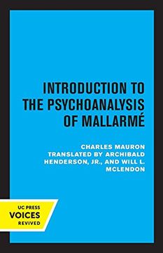 portada Introduction to the Psychoanalysis of Mallarme: 10 (Perspectives in Criticism) (en Inglés)