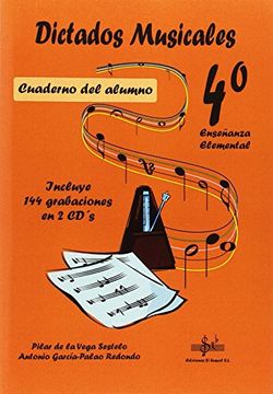 portada Dictados Musicales: 4º Enseñanza Elemental (in Spanish)