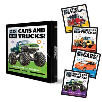 portada Go, go, Cars and Trucks! First Books for Toddlers Ages 0-3 (in English)